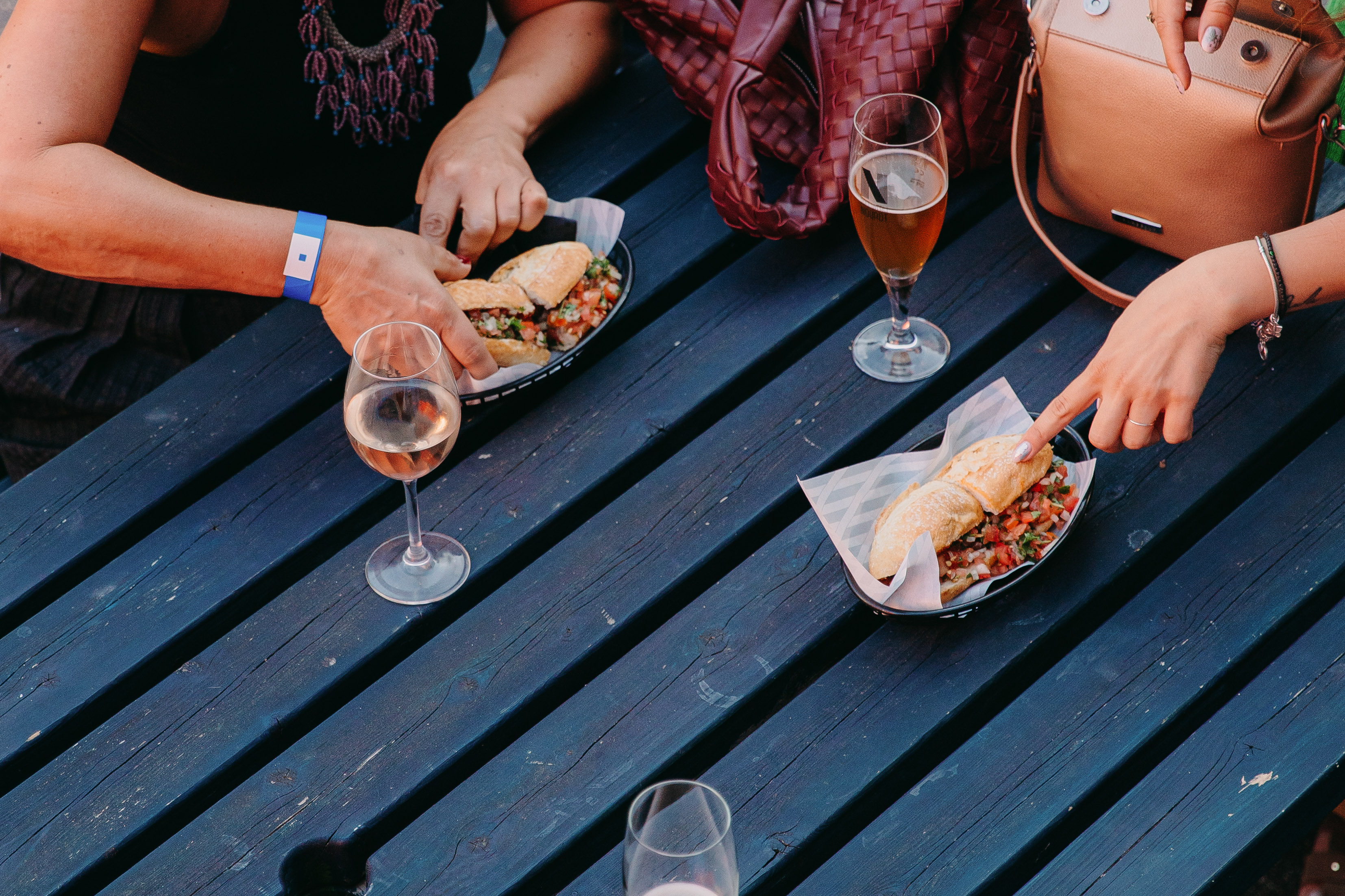 The shared table at Beats and Brews 2026