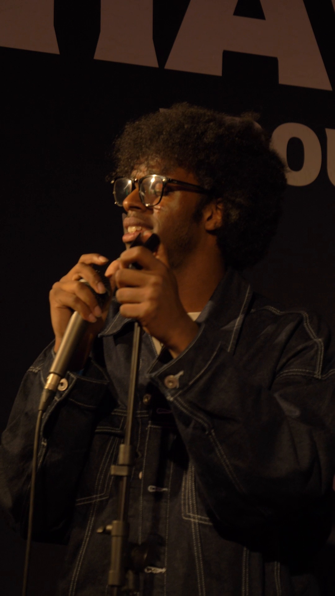 Vocal performance at Beats and Brews 2025